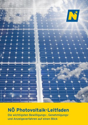 Cover des NÖ Photovoltaik Leitfadens